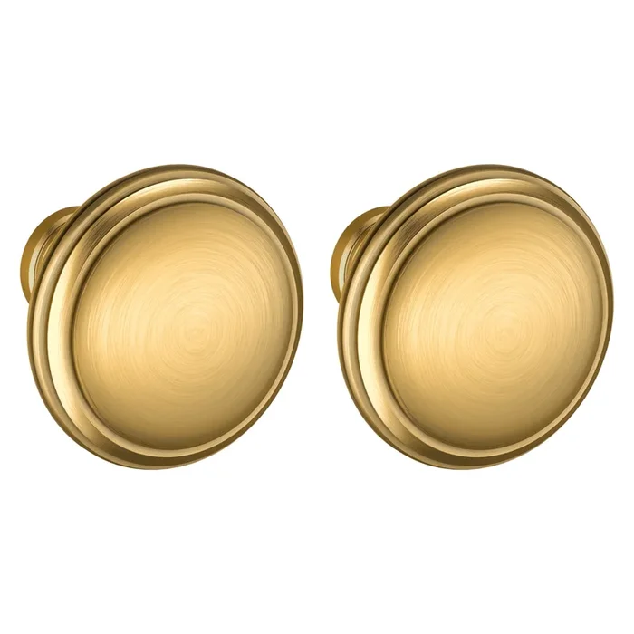 Pair 5069 Knob Less Rose Lifetime Satin Brass Finish – Baldwin Estate