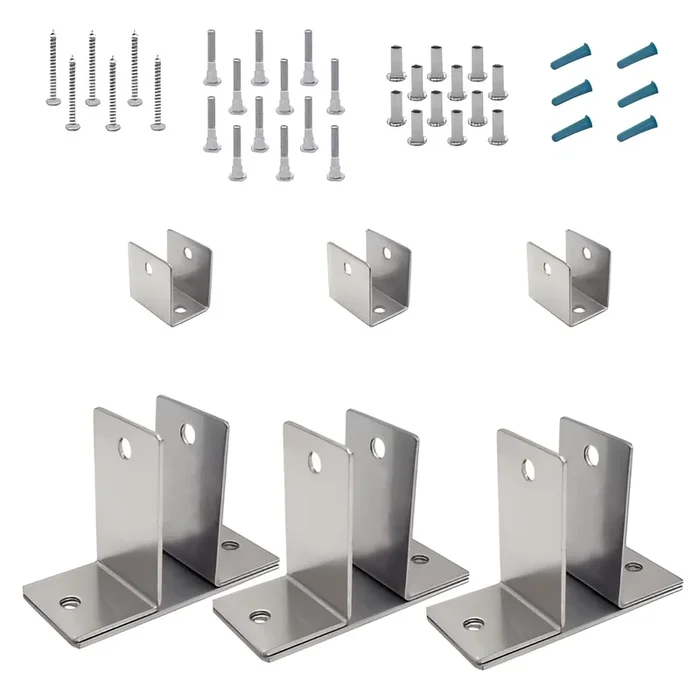 Panel Pack 3/4″ Two Ear (3-Brackets) Stamped S/s 6lp by Jacknob