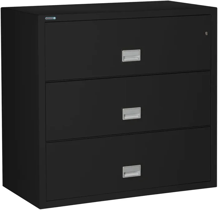 Phoenix LAT3W44 Lateral 44 inch 3-Drawer Fireproof File Cabinet with Water Seal