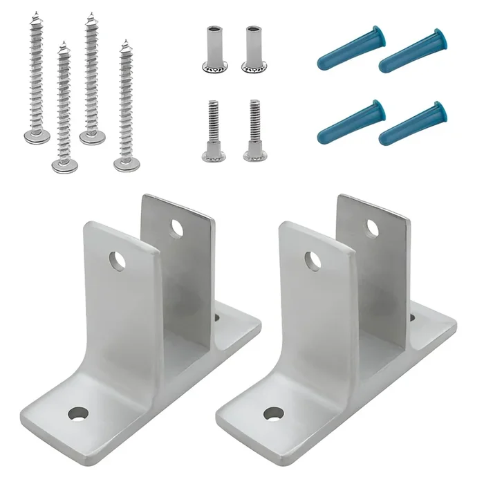 Pilaster Pack 7/8″ Two Ear Stainless 6lp – Jacknob