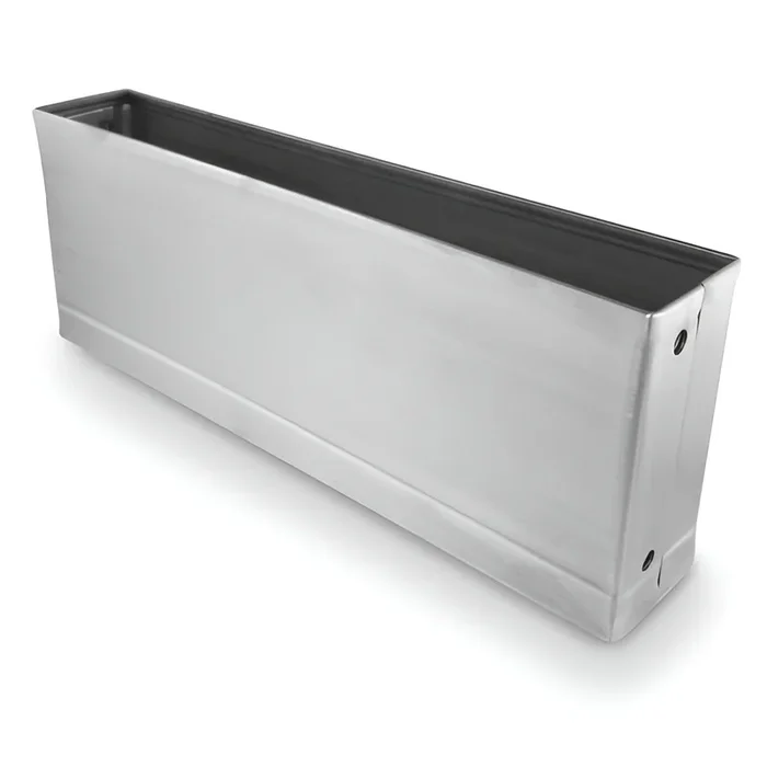 Pilaster Shoe 20″l x 1-1/4″w x 3″h Open-end by Jacknob