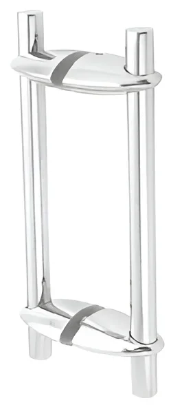 Polished Stainless 16″ Variant Series Adjustable Pull Handle with VP2 Mounting Post – C.R. Laurence