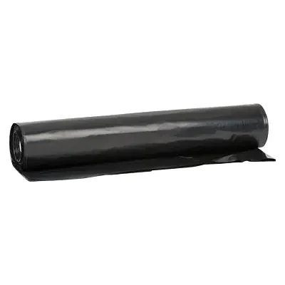 Poly-Cover Plastic Sheeting, 6 mil, 20 ft W x 100 ft L, Black