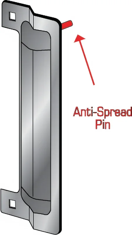 Pro Lok 13in Latch Protector with 1-Pin – Stainless Steel Security Accessory