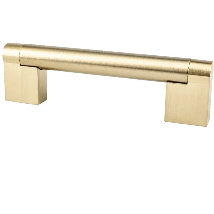 Pull 96mm Con Advan 3 Champagne by BERENSON – Elegant Cabinet Hardware