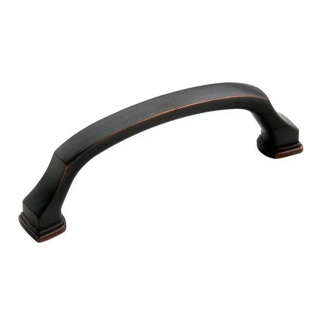 Pull 96mm Revitalize Oil Rubbed Bronze by AMEROCK – Cabinet Hardware