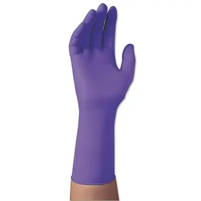 Purple Nitrile-Xtra Disposable Gloves, 6 mil Palm, Medium, Purple