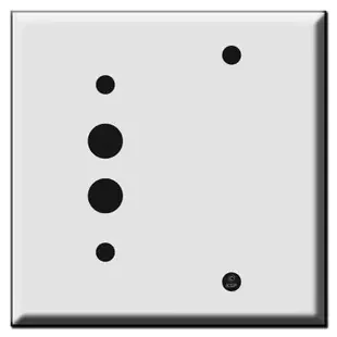 Pushbutton Blank Wall Switch Plates