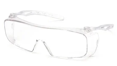 Pyramex Cappture Clear Temple/Clear H2Max Anti-Fog Lens Safety Eyewear