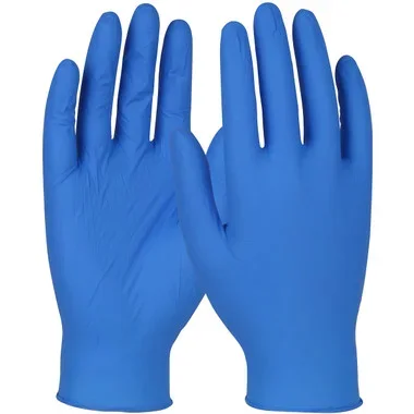 QRP Qualatrile Disposable Nitrile Glove Powder Free w/Textured Grip – 3.5 mil – Blue – 1/CS – 4BQF09