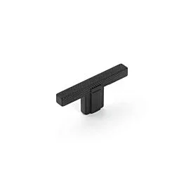 Quadrato Matte Black Knurled T-Knob, 2-1/2″ Length