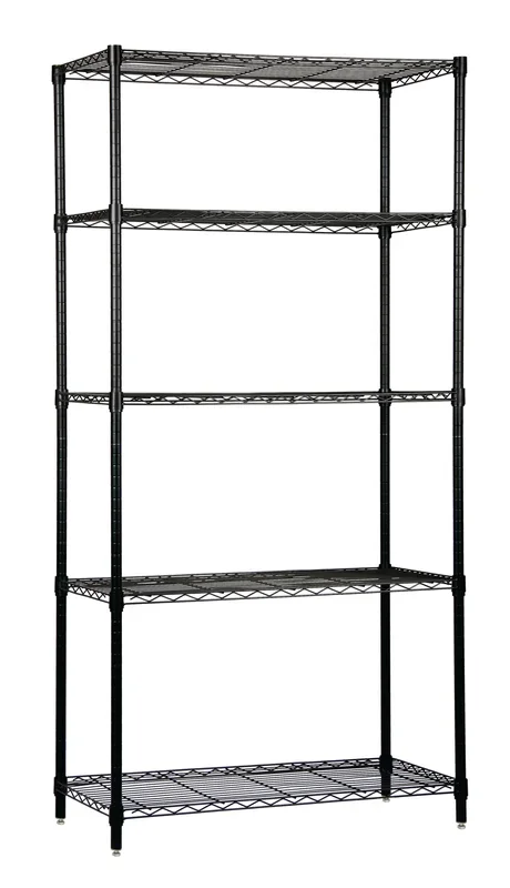 Quantum WR63-2154BK-5 | Wire Shelving Starter Kit