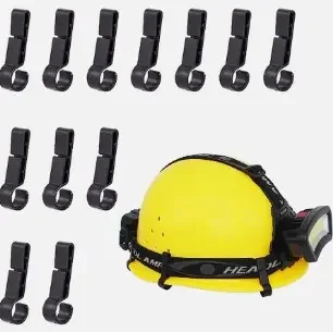 RAILHEAD KE-HHC HARDHAT HEADLAMP CLIPS