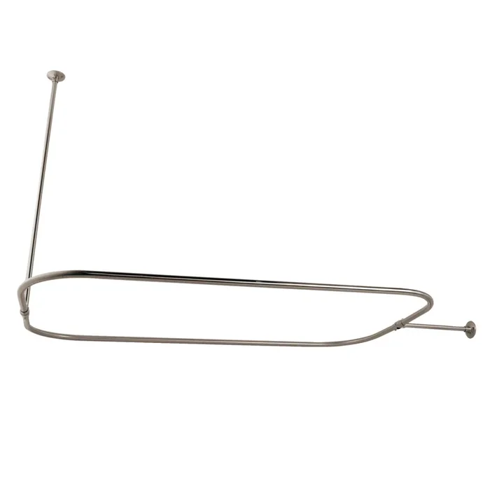 Rectangular Shower Curtain Rod – Polished Nickel by Kingston Brass