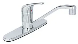 Reliaflo Kitchen Faucet with Long Lever Handle, Polished Chrome