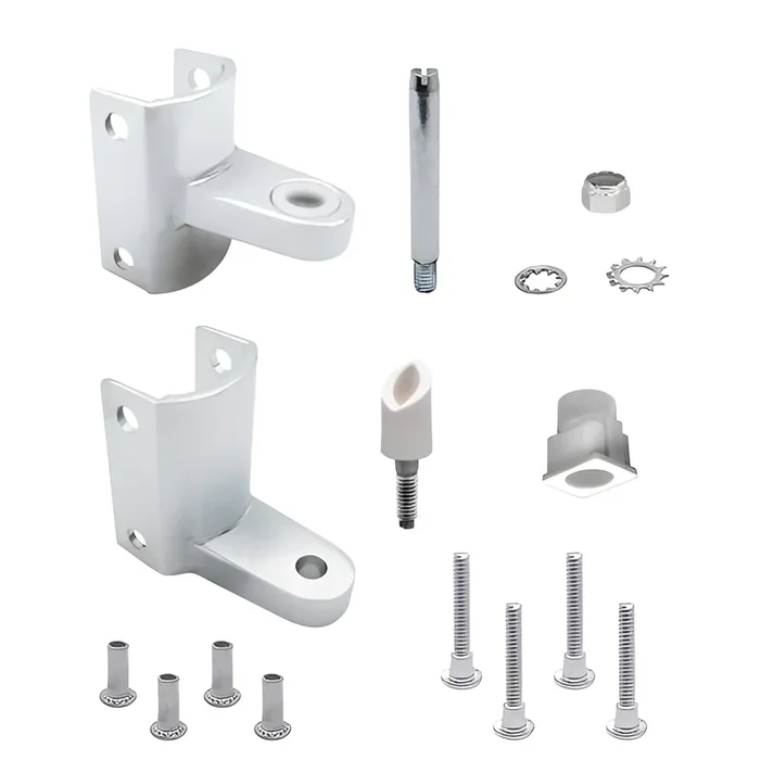 Replacement Hinge Pack 1″ Door 1-1/4″ Post Steel-amp by Jacknob