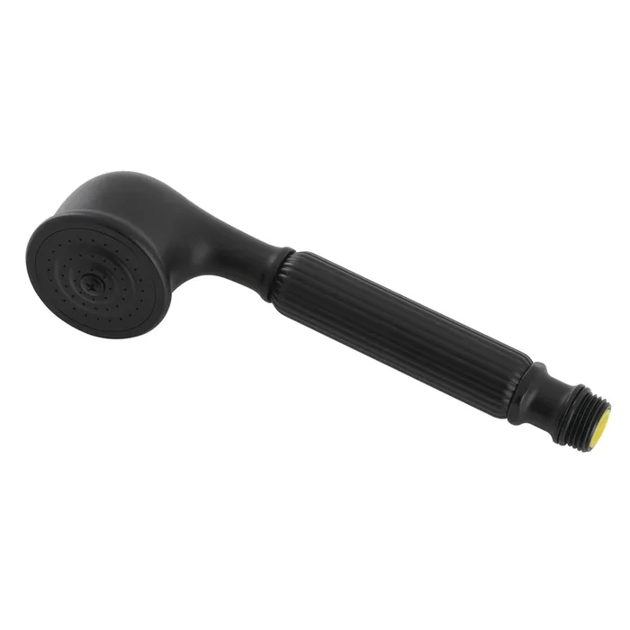 Restoration Single Function Round Hand Shower – Matte Black | Kingston Brass
