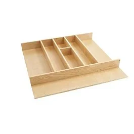 Rev-A-Shelf Cut-To-Size Trimmable Wood Cutlery 24″(610mm) x 22″(559mm) x 2-7/8″(73mm) Organizer For Drawers