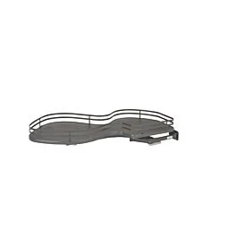 Rev-A-Shelf Single-Tier Solid Bottom Shelf for Right Door, 18″ Blind Left Corner Cabinet Opening