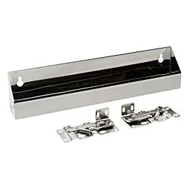 Rev-A-Shelf Stainless Steel Tip-Out Tray with Hinges, 16 Inch, 6581 Series