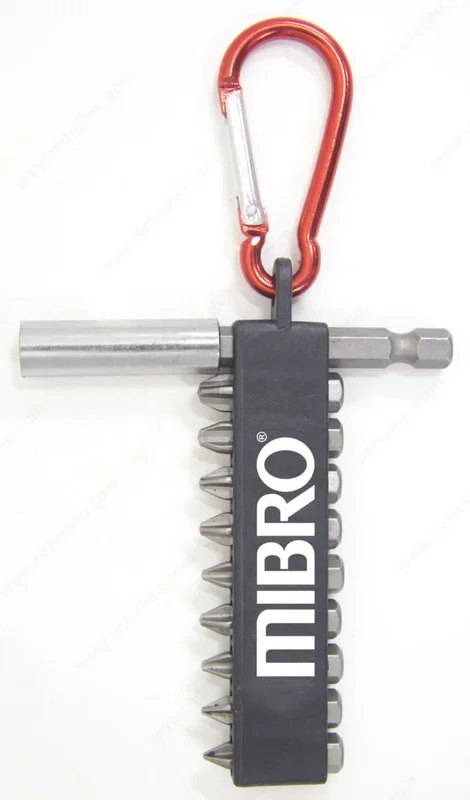 Richelieu Carabiner Screwdriver Bit Set for Cabinet Hardware