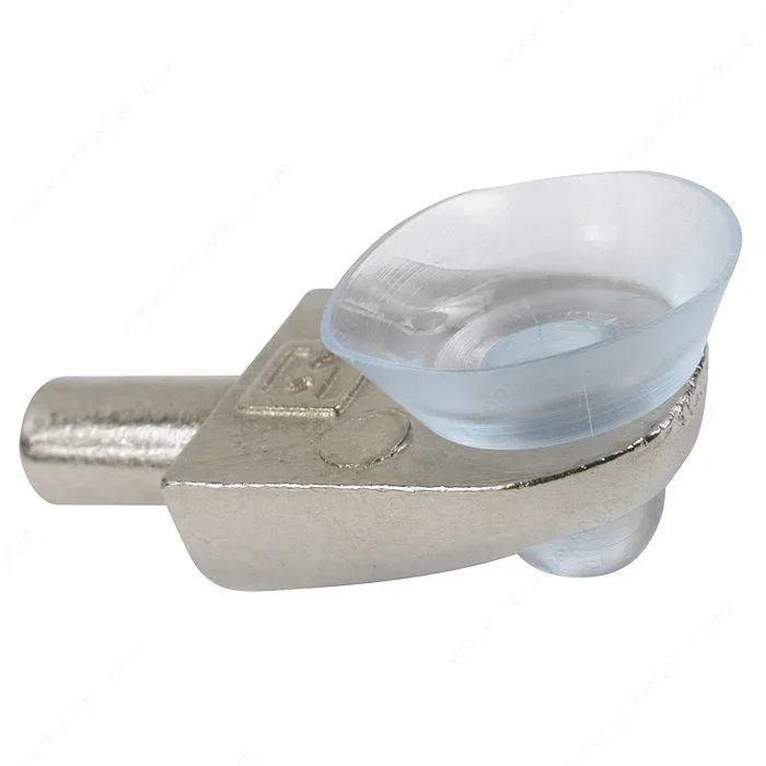 Richelieu Glass Shelf Pin with Suction Cup