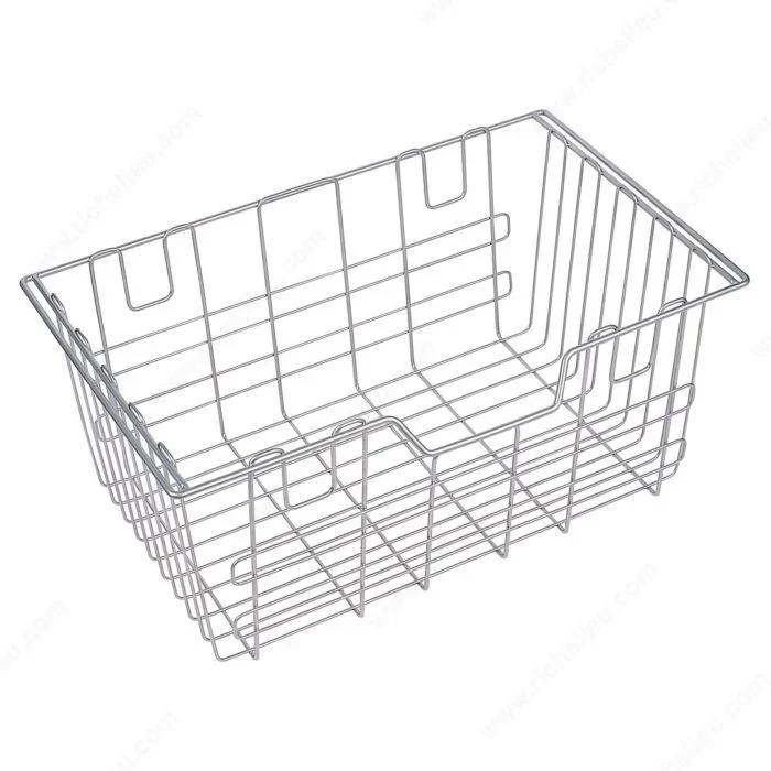 Richelieu Retractable Basket for Cabinet and Closet Storage