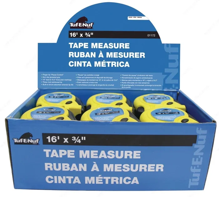 Richelieu Rubber Jacket Tape Measure – Precision Measuring Tool for Woodworking