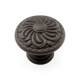 RK International Augustine Knob 1-3/8″ (35mm) Diameter in Oil-Rubbed Bronze