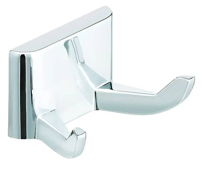 Robe Hook, Double, Polished Chrome by Bradley
