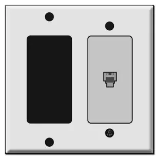 Rocker Switch & Phone Jack Cover Plates