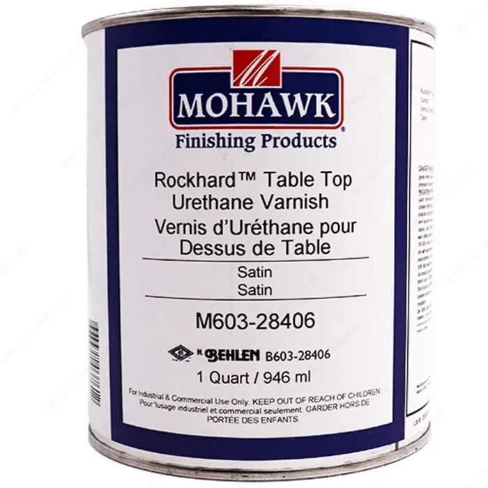 Rockhard Table Top Urethane Varnish Satin 1 Quart – Richelieu