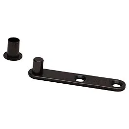 Rok Hardware Center Pivoting Hinge, Hidden Door Kit, for Cabinet Doors, Statuary Bronze Finish