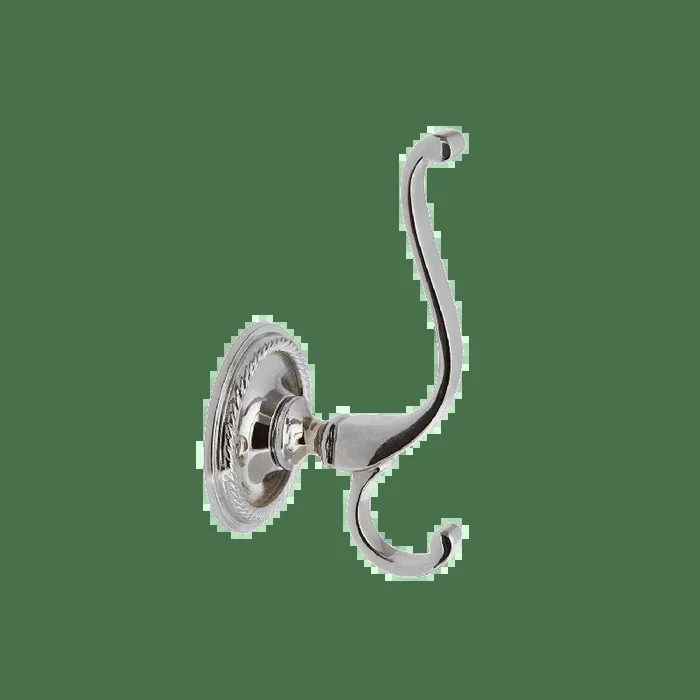 Rope Coat Hook in Bright Chrome – Nostalgic Vintage Door Cabinet Hardware