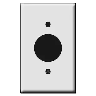 Round Receptacle Plastic Outlet Covers
