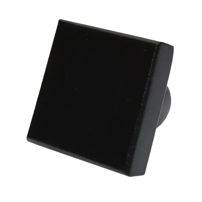 Rustic Modern Square 1-1/4″ Cabinet Knob – Flat Black Bronze Finish by Emtek