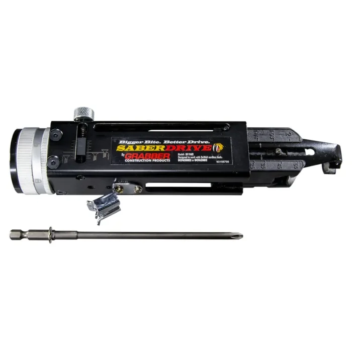 SaberDrive® by Grabber Drywall Strip Screw Gun Attachment, Bit Included