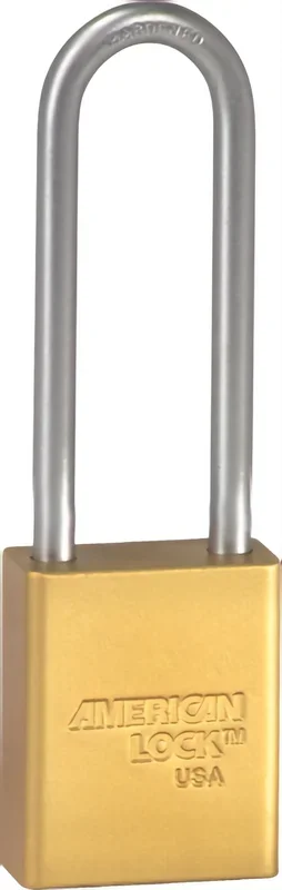 Safety Padlock 3in Shackle Yellow Keyed Different – American Lock