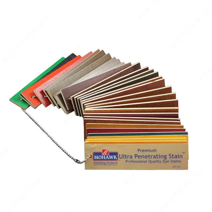 Sample Decks for Stains by Richelieu – Ideal for Cabinet Hardware Finishing