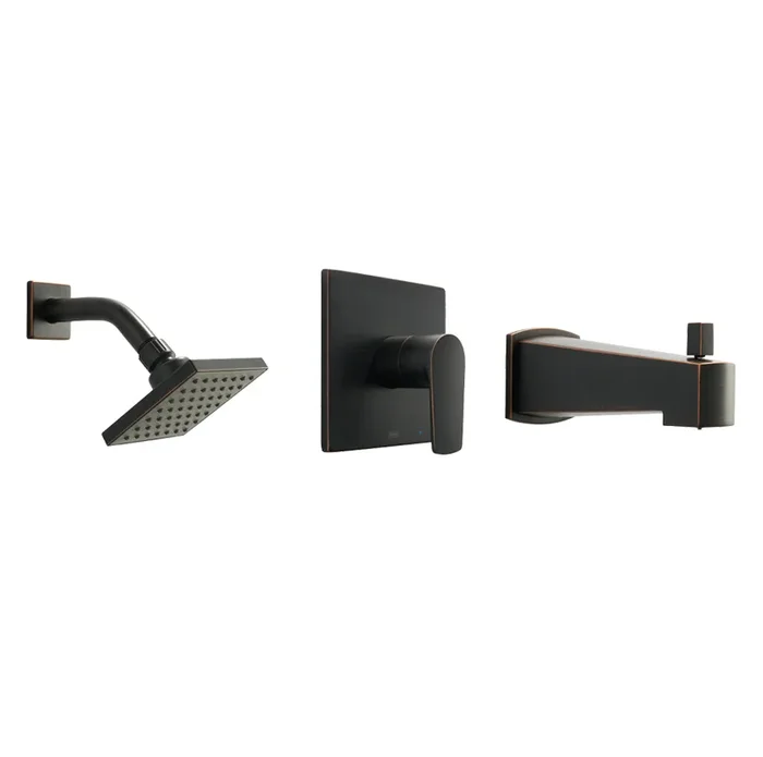 San Francisco Shower Set – Dark Bronze by BHP