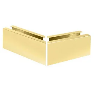 Satin Brass 12″ 135 Degree Mitered Corner Cladding for L21S Series Base Shoe