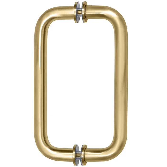 Satin Brass 8″ BM Series Tubular Back-to-Back Pull Handle – C.R ...