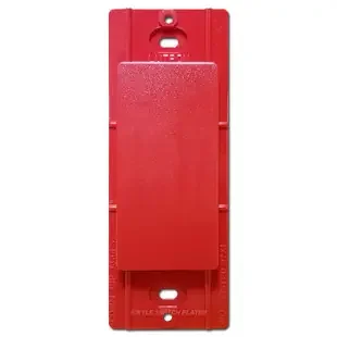 Satin Red Hot Blank Filler for Lutron Decorator Wall Plate