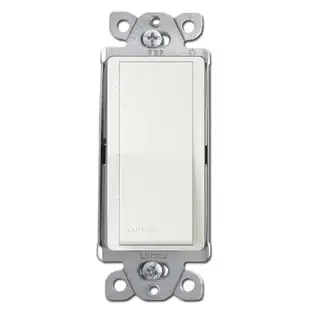 Satin Snow White 4-Way Decorator Rocker Switch – Lutron