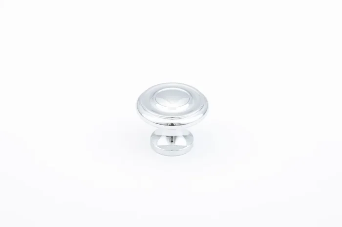 Schaub 1-1/4″ Colonial Cabinet Knob – Polished Chrome Finish