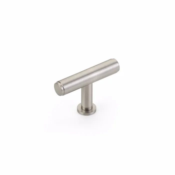 Schaub 2″ Pub House T Cabinet Knob – Brushed Nickel Finish