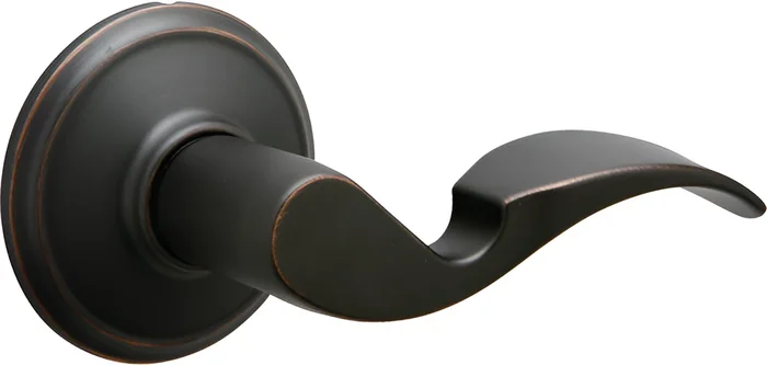 Schlage F60 Avanti Lever Keyless Inside, Aged Bronze, Left Hand