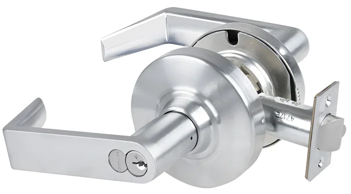 Schlage KIT – Grade 2 Office Rhodes Lever – FSIC Prep – Satin Chrome