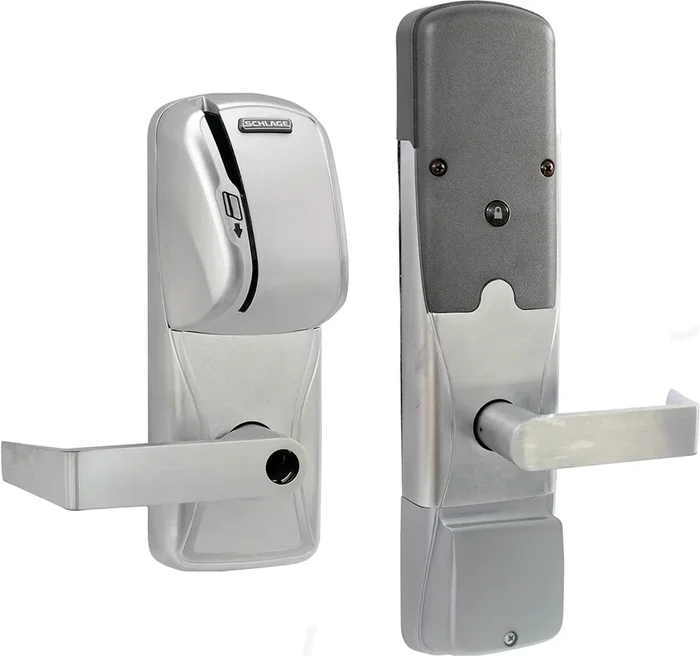 Schlage KIT – Magnetic Stripe Network Wireless Privacy Lock – Cylindrical Lock with Rhodes Lever