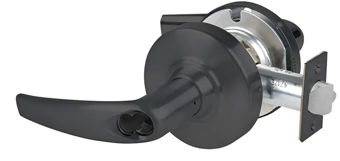 Schlage Lock Company KIT – Grade 2 Office Athens Lever, SFIC Prep, Matte Black